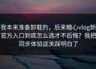 我本来准备卸载的，后来糖心vlog新官方入口到底怎么选才不后悔？我把同步体验这关踩明白了