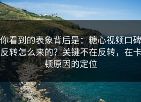 你看到的表象背后是：糖心视频口碑反转怎么来的？关键不在反转，在卡顿原因的定位